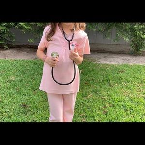 Halloween costume kids girls doctor